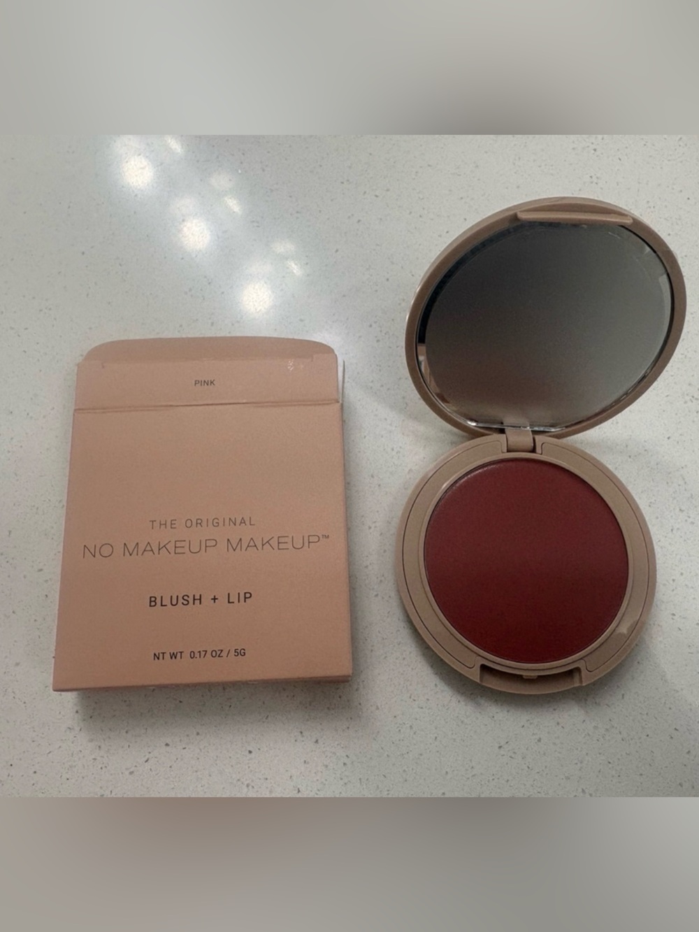 NWT: THE ORIGINAL Blush + Lip Set in Nude & Blush Brush